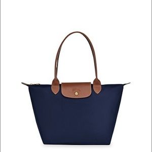 Navy Longchamp bag